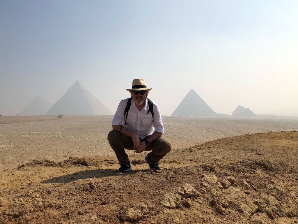 Larry Taunton in Egypt - Pyramids